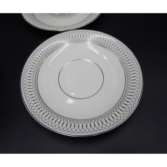 Tirschenreuth Bavaria The Elgin Teacup And Saucer Germany Silver Set of 2 - Picture 3 of 15